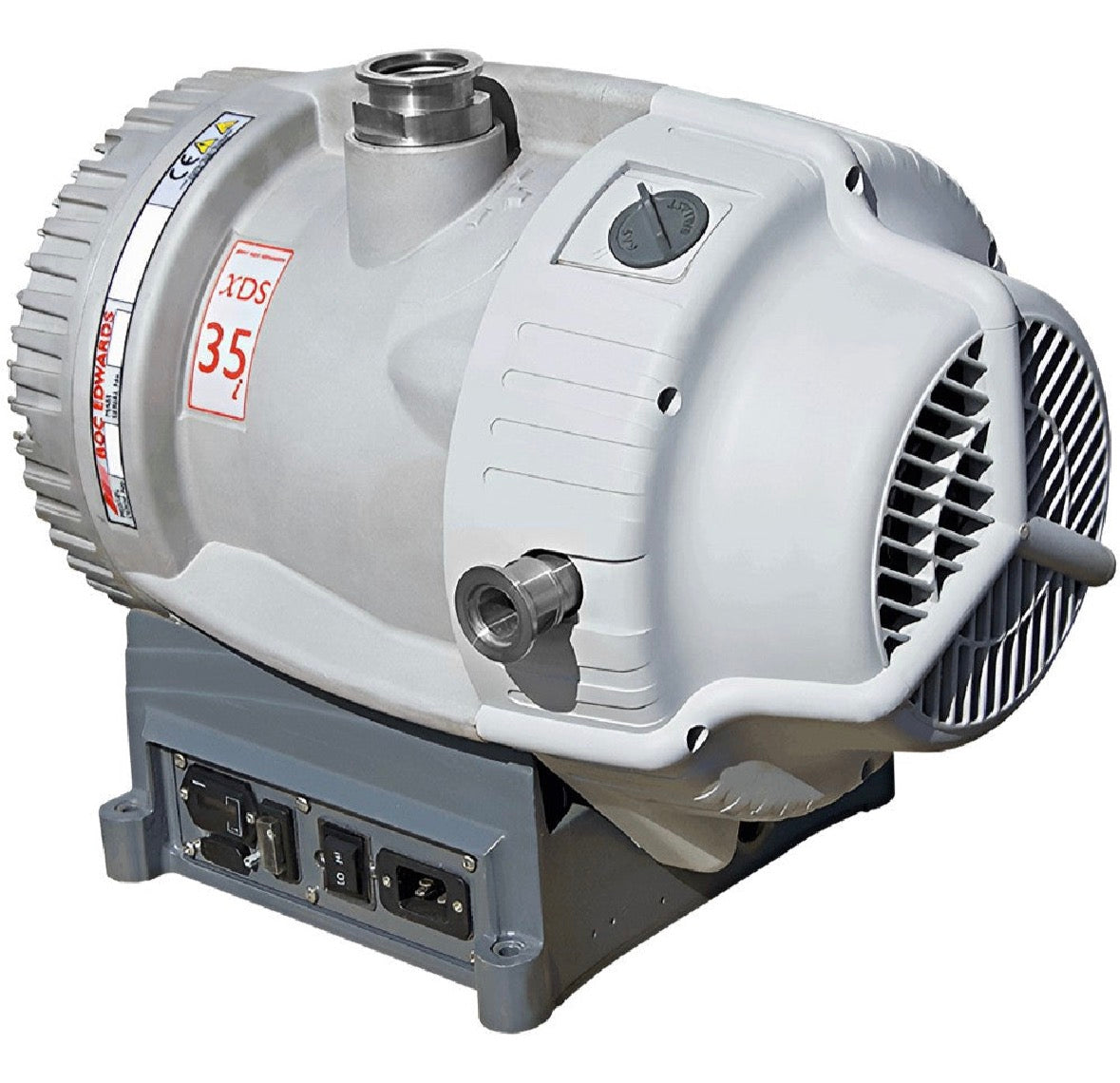 Edwards XDS 35i Dry Scroll Vacuum Pump, with an IEC60320 Connector, 100-120 V / 200-230 V, Single Phase, 50/60 Hz, Set to 115 VAC, A73001983