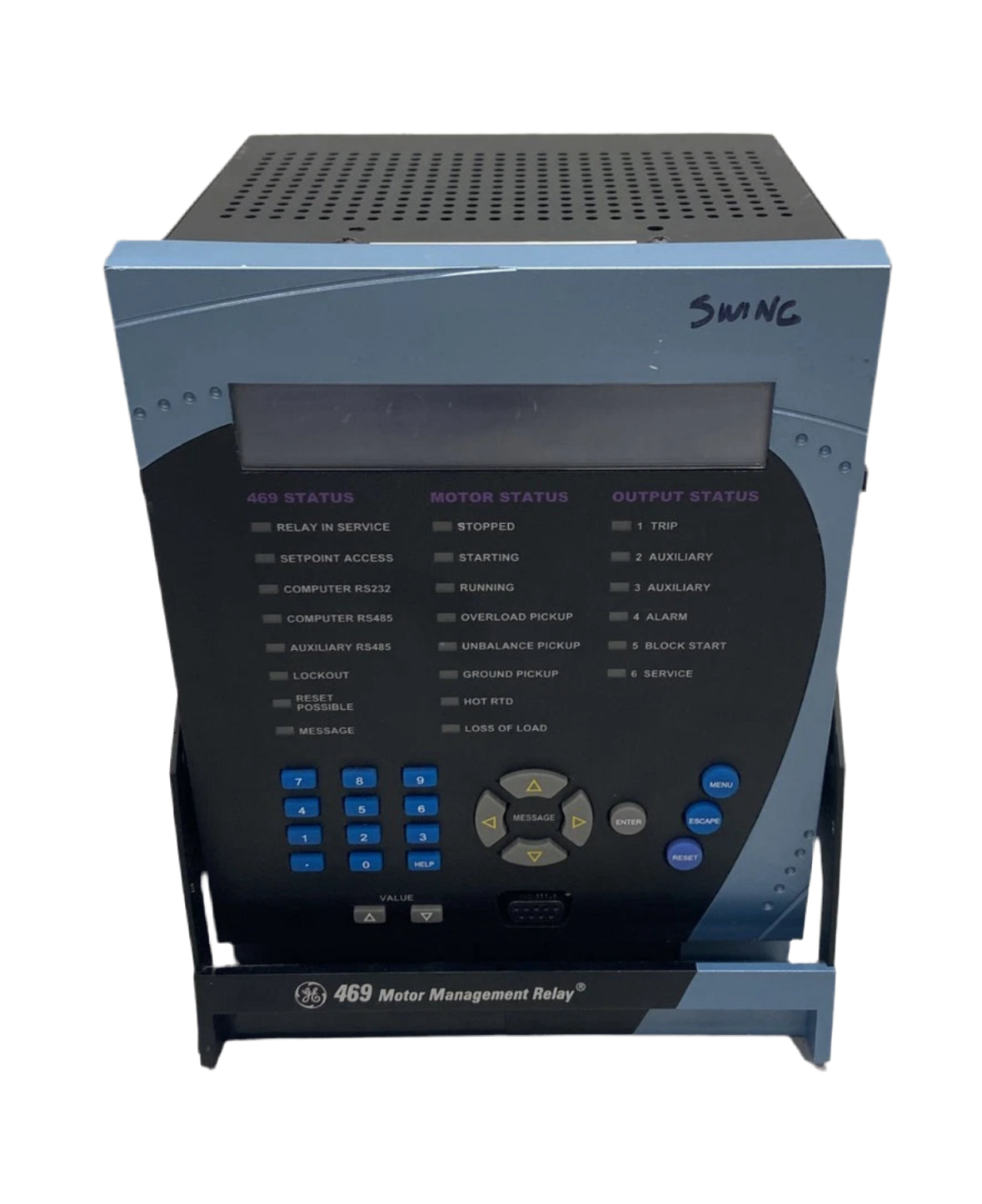 GE MULTILIN 469 MOTOR MANAGEMENT RELAY NEW 90-300VDC/70-265VAC, ENHANCED DISPLAY
General Electric 469-P5-HI-A20-E