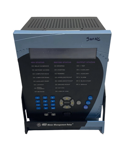 GE MULTILIN 469 MOTOR MANAGEMENT RELAY NEW 90-300VDC/70-265VAC, ENHANCED DISPLAY
General Electric 469-P5-HI-A20-E