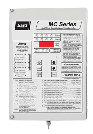Bard HVAC MC4002-B Advanced Solid State Dual Unit Lead/Lag Controller with Enhanced Alarm Board