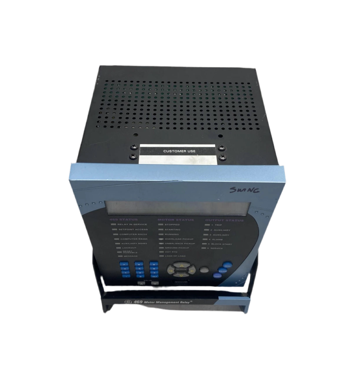 GE MULTILIN 469 MOTOR MANAGEMENT RELAY NEW 90-300VDC/70-265VAC, ENHANCED DISPLAY
General Electric 469-P5-HI-A20-E