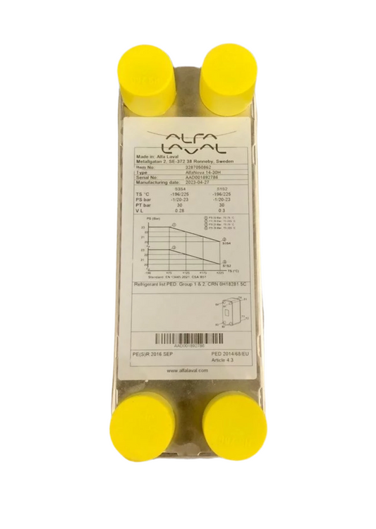 Fusion-bonded Plate Heat Exchanger AlfaNova 14-30H
Alfa Laval 3287050862