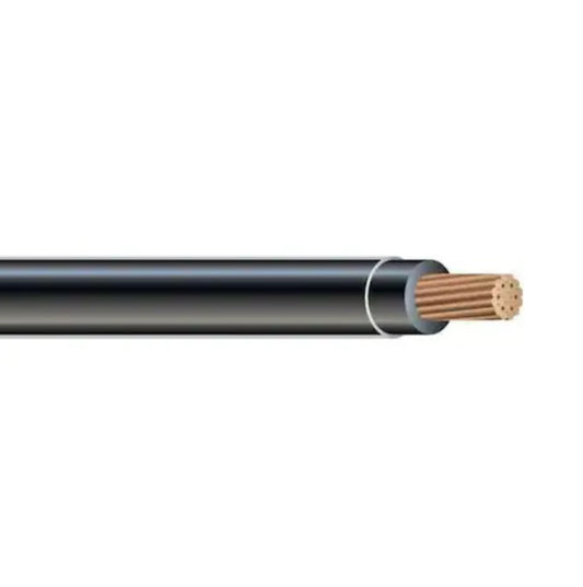 Southwire 600V 250 MCM T90/TWN75 Stranded Copper Cable, 300 m, Black (640ft)