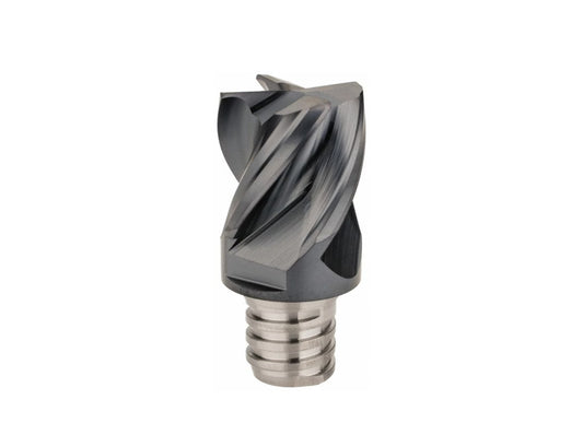 Iscar MMEC750E62R31CF4T12 Carbide End Mill Tip Insert TiAlN Finish, 4 Flutes, 3/4" Diam, 0.629" Depth, Series ChatterFree, Multimaster 5623036 - 62714977