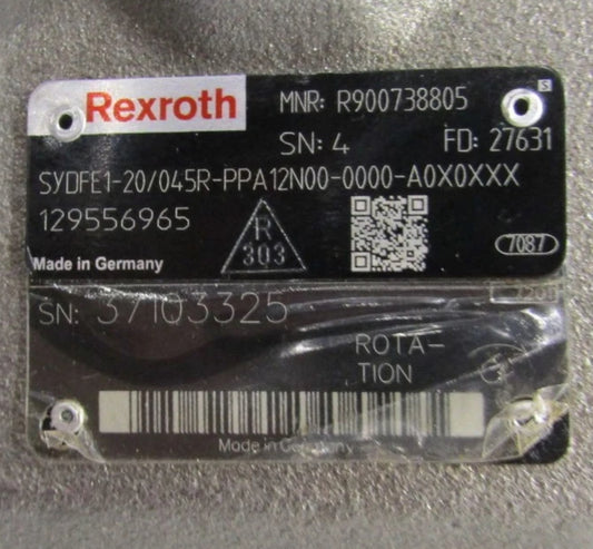 PUMP CONTROL SYSTEM SYDFE1-2X/045R-PPA12N00-0000-A0X0XXX
R900738805