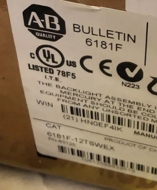 6181F-12TSWEX Industrial Computer by ALLEN BRADLEY