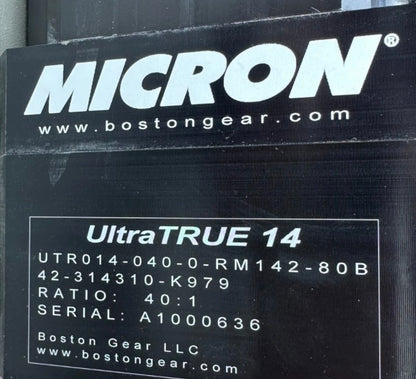 Boston Gear UTR014-040-0-RM142-80B - 42-314310-K979