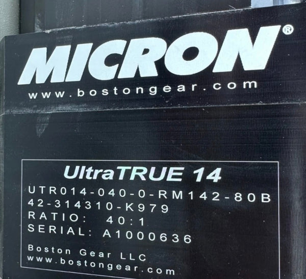 Boston Gear UTR014-040-0-RM142-80B - 42-314310-K979