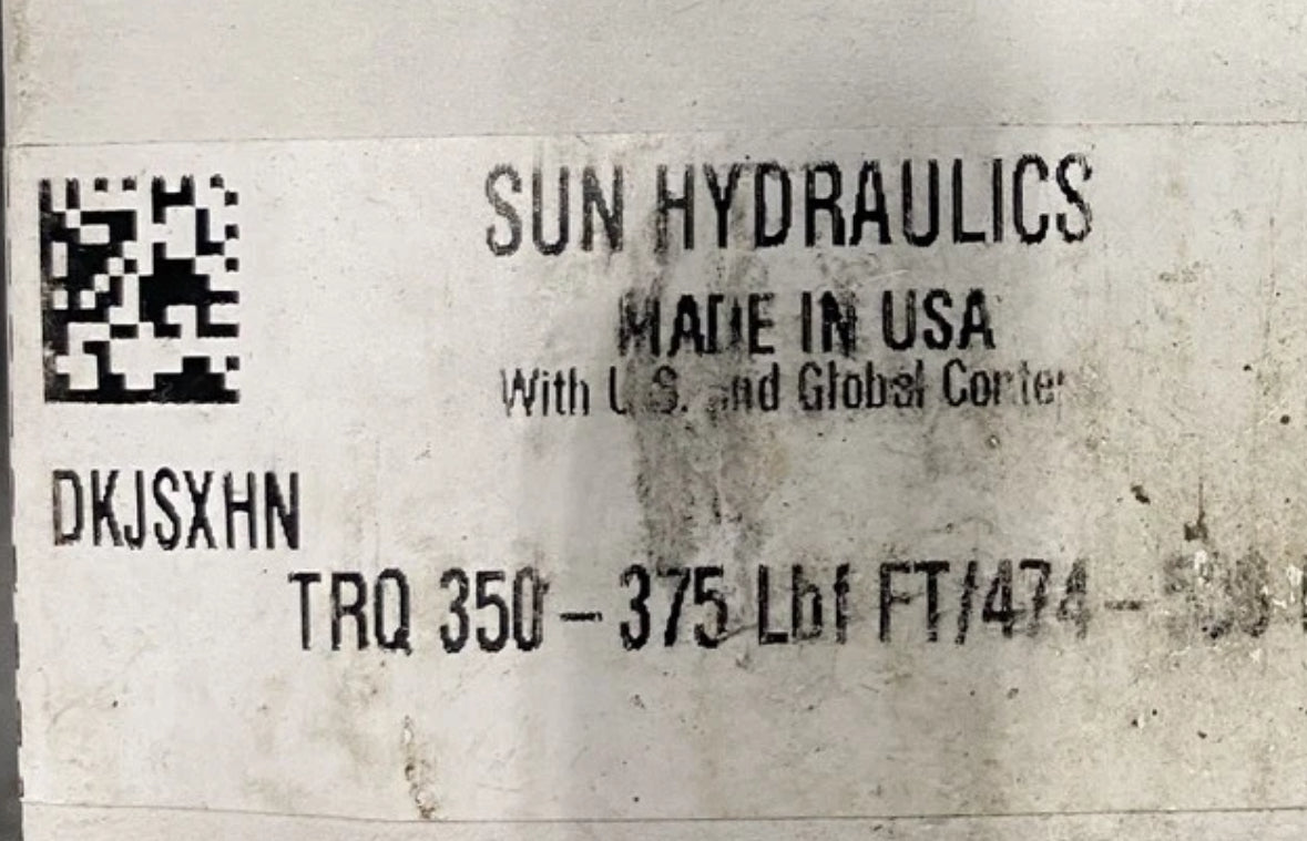 Sun Hydraulics Cbig Lcn Standard Capacity Counterbalance Valve