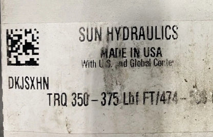 Sun Hydraulics Cbig Lcn Standard Capacity Counterbalance Valve
