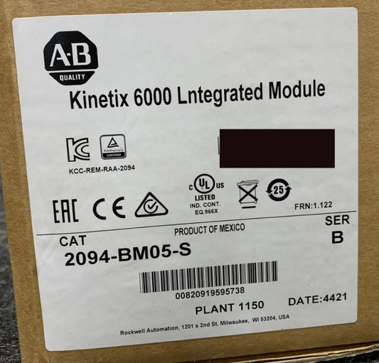 Allen-Bradley 2094-BM05-S Kinetix 6000 Axis Module