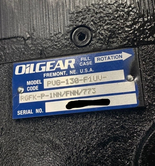 PVG-130-F1UV-RGFK-P-1NN/FNN/773 Oilgear
OILGEAR PUMP