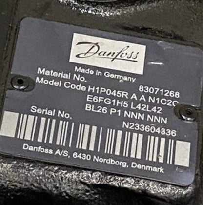 PUMP-VAR DISPL CW H1P045R
83071268
Model code:
H1-P-045-R-A-A-N1-C2-C-E6-F-G1-H5-L-42-L-42-