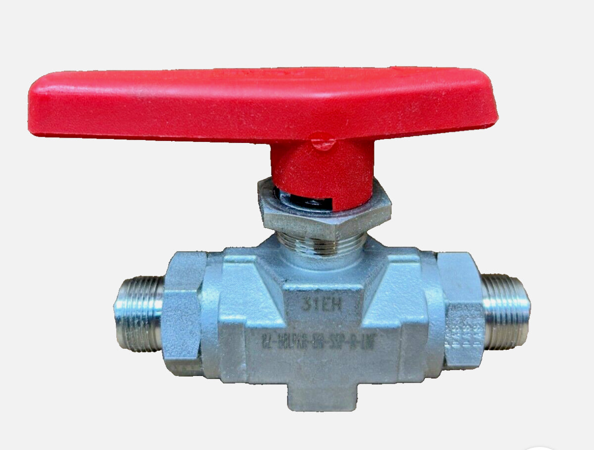 8Z-B8LPKR-BN-SSP-R-LNF Two-Way B Series Ball Valves