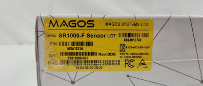 Magos SR-1000-F 5.8GHz Sensor 1000m range, 1.2m resolution FCC, IC, UL certified
MPN: MSA1231A