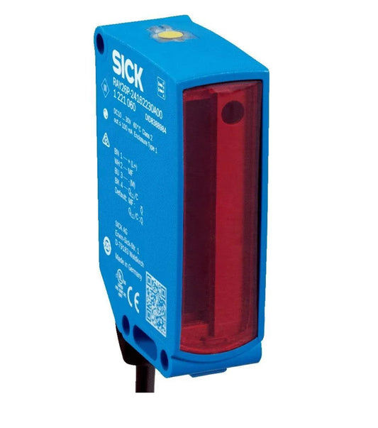 Sick RAY26P-34162330A00 Photoelectric; Retroreflective; 4.5m Range; Push-Pull; Cable 4-Wire; Dark-ON/Light-ON