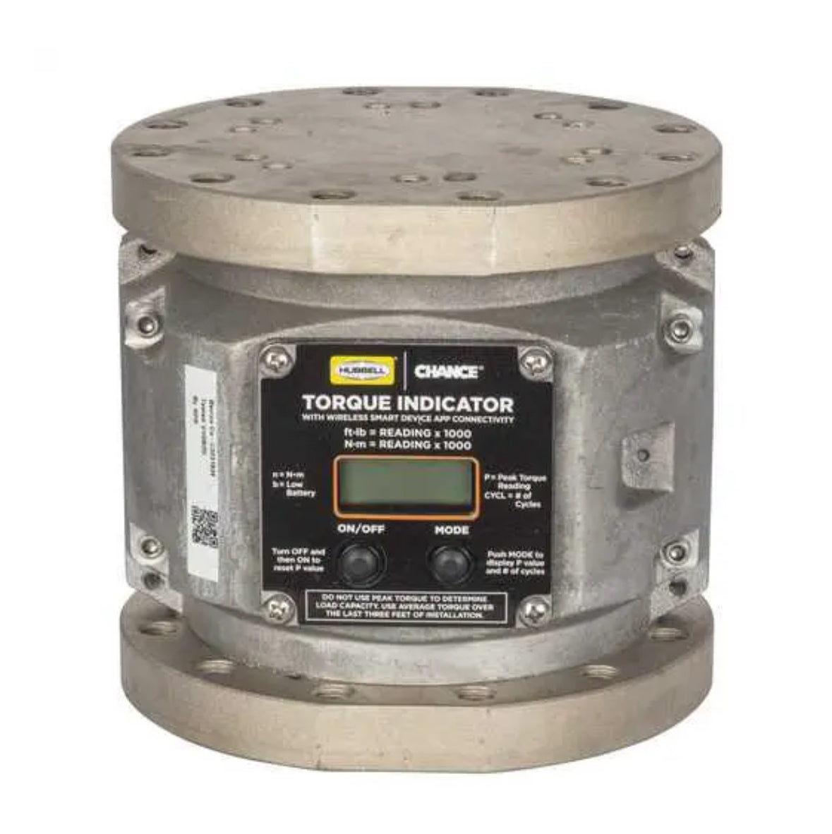 Hubbell CC3031836 Digital Wireless Torque Indicator with Bluetooth