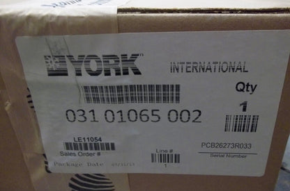 031-01065-002 YORK YT/YK CHILLER CONTROL BOARD