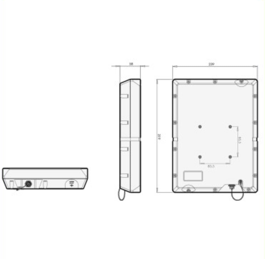 MAGOS MSA1231A HIGH RESOLUTION RADAR IN TYPICAL DEPLOYMENT OF CLUTTERED AREA