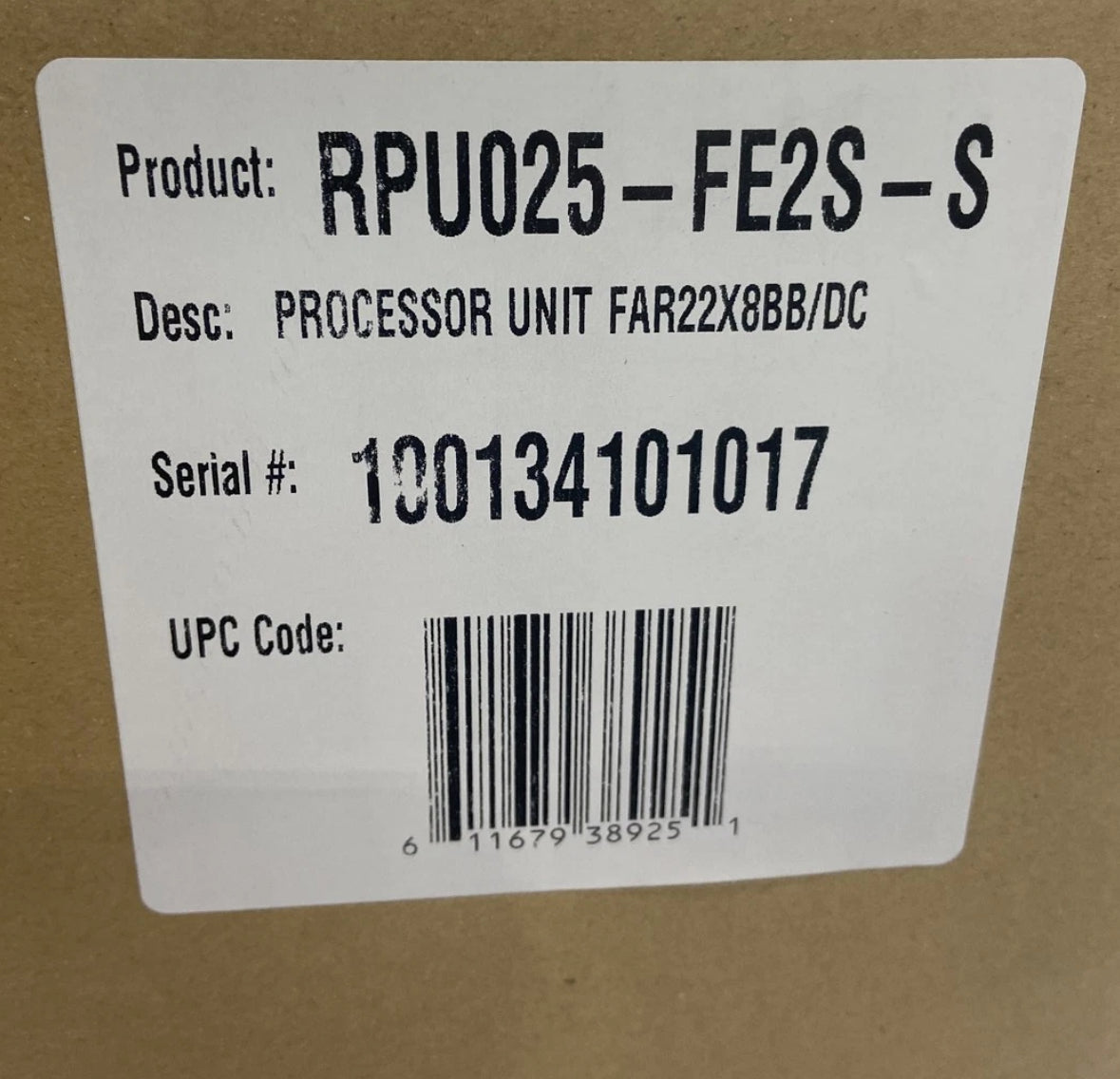 FURUNO
RPU-025-FE2S-S