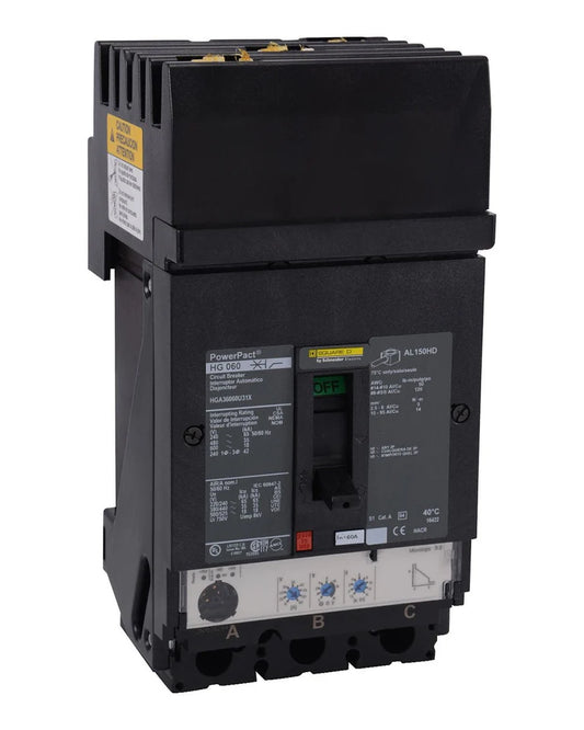 Square D HRA36060U31X Molded Case Circuit Breaker 600V 60A
