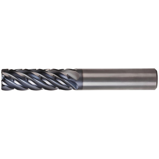 KENNAMETAL
Corner Radius End Mill: 25.00 mm Dia, 75.00 mm LOC, 1.00 mm Radius, 6 Flute, Solid Carbide