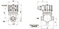 Jefferson Valve Z1314BV08AT, 24/60, 1 NPT, NEMA 4/7, 0 PSI min, 105 max, N.C., viton