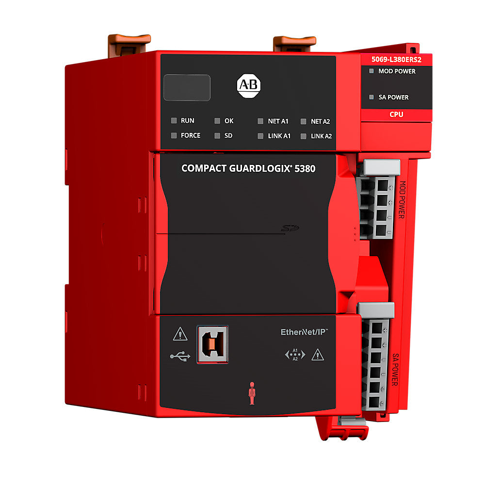 5069-L380ERS2
Compact GuardLogix SIL2 8.0/4.0M