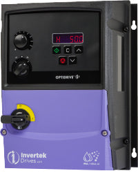 INVERTEK DRIVES OptiDrive ODE-3-220070-3F4B Variable Frequency Drive, 7A 1.5 kW