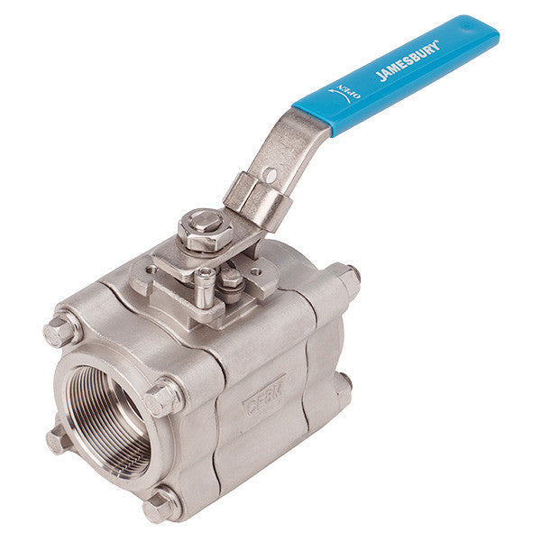 Jamesbury (MA0009718) 1-1/2 Series Ball Valve Threaded Ends SS Body